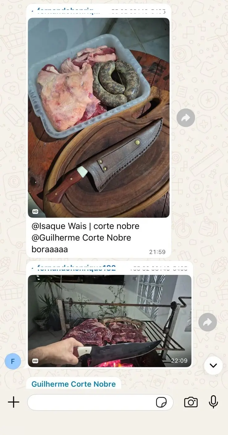 Faca Gaúcha Pampeana Corte Nobre - Produto em uso
