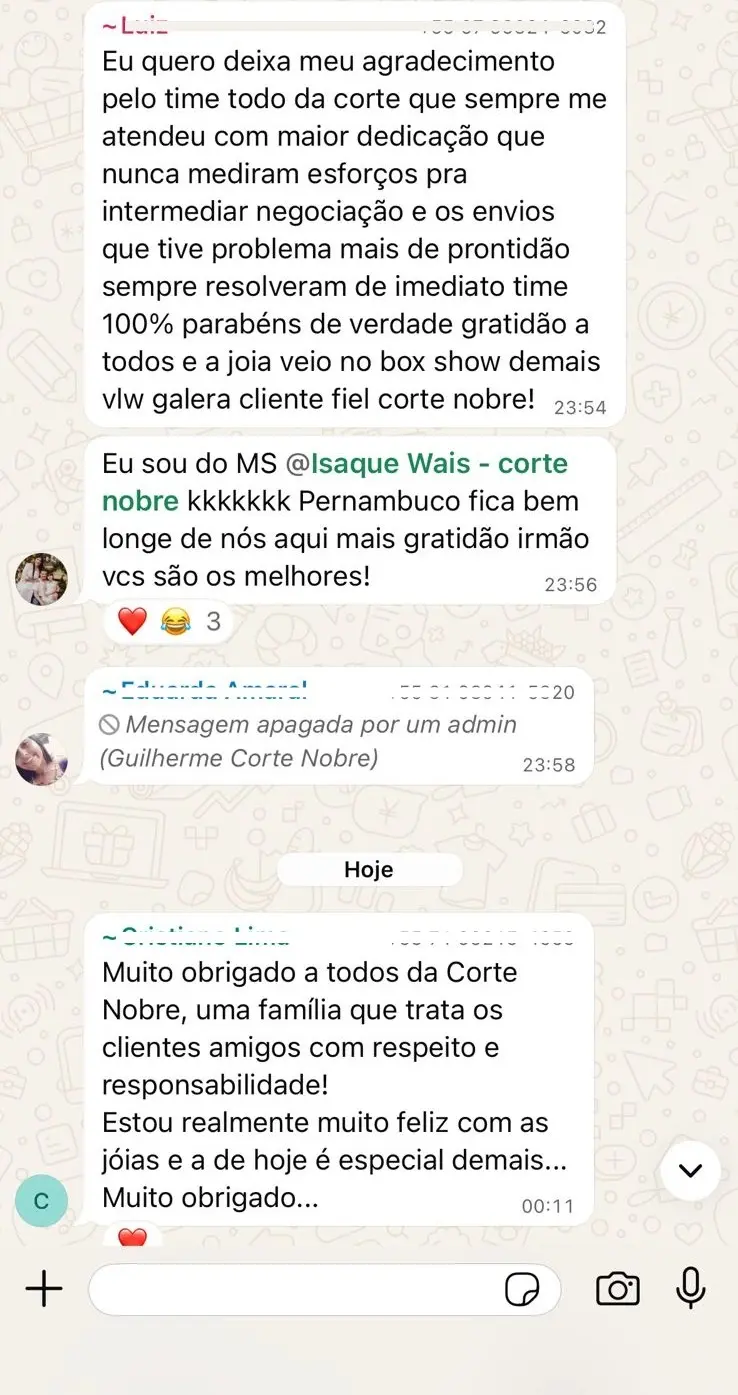 Picanheira Turca Corte Nobre - Cliente satisfeito