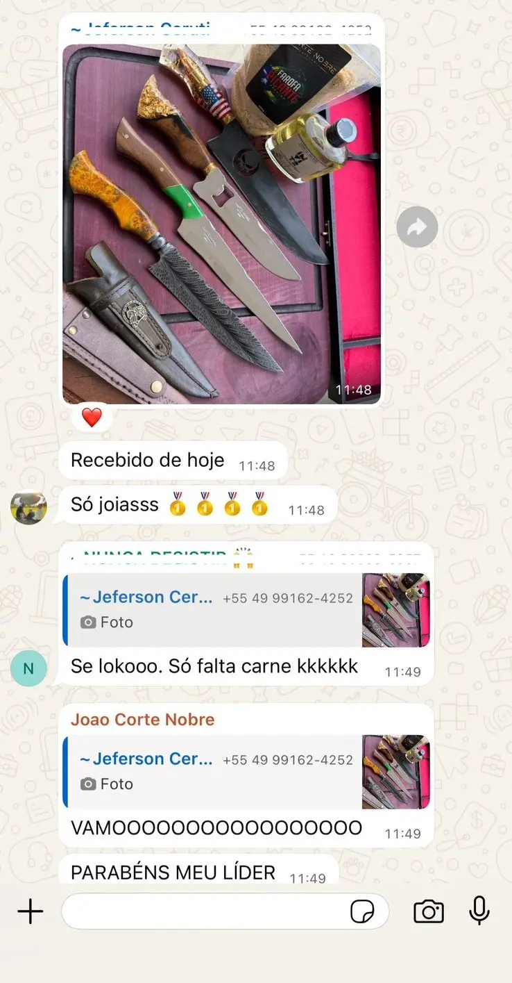 Picanheira Turca Corte Nobre - Depoimento cliente