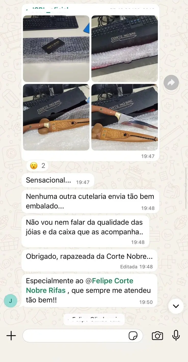 Picanheira Turca Corte Nobre - Churrasco com a faca