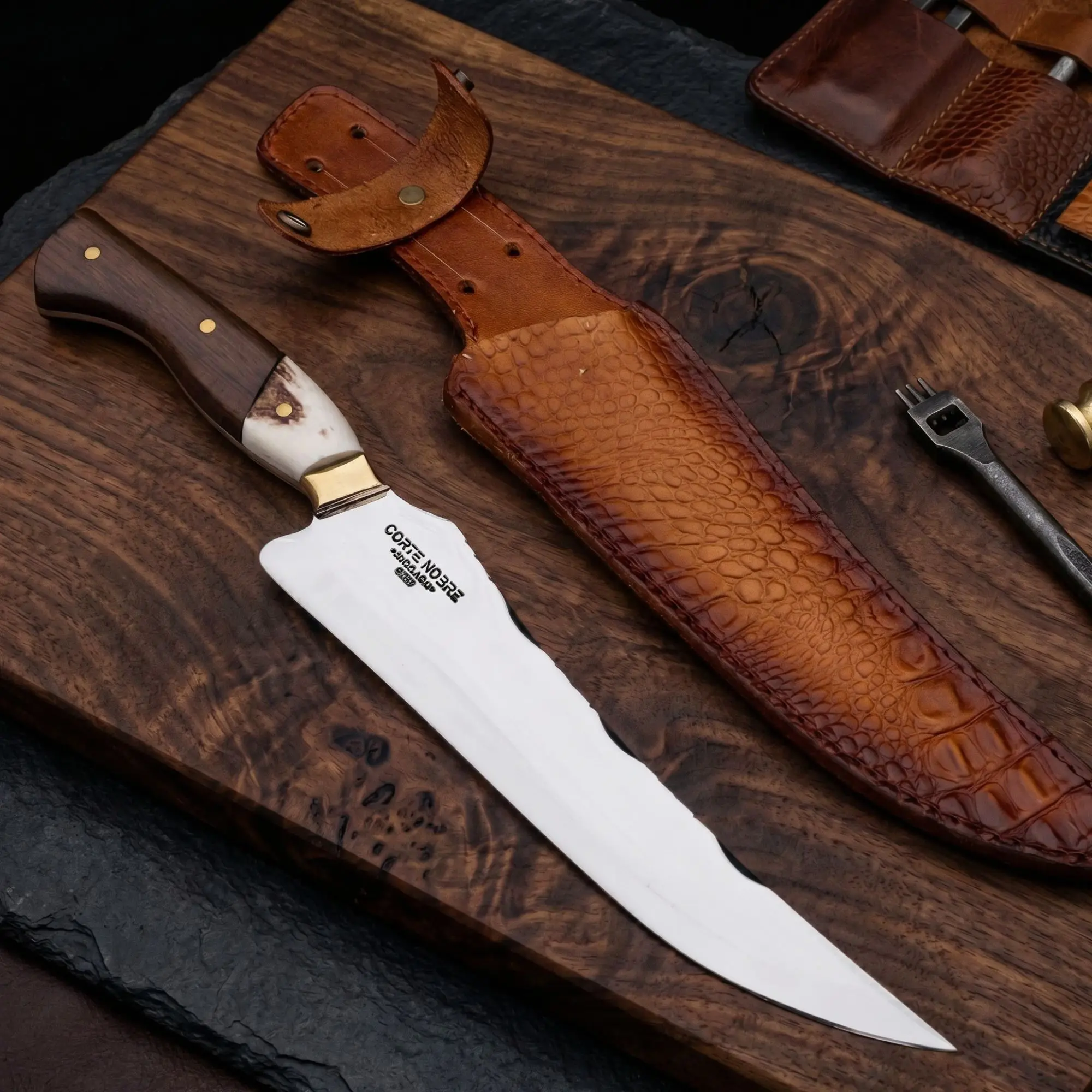 Picanheira Turca — Couro de Crocodilo